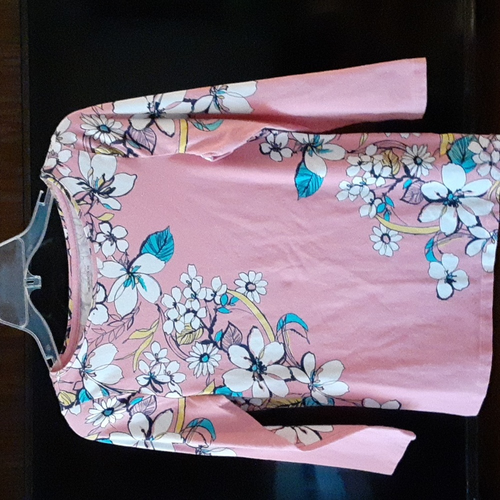Talbots floral tee